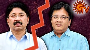 தடாலடியாக சரிந்த சன் டிவி பங்குகள்.. மாறன் சகோதரர்கள் இடையே பங்கு உரிமை பிரச்சனை..!