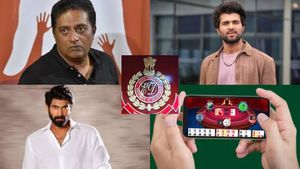 சூதாட்ட செயலிகளுக்கு விளம்பரம்!! பிரகாஷ் ராஜ், விஜய் தேவரகொண்டா, ராணாவுக்கு சிக்கல்!!