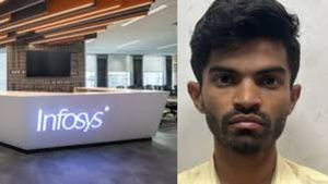 பெங்களூரு இன்போசிஸ் அலுவலகத்தில் அதிர்ச்சி.. பெண் ஊழியர்களை தவறாக வீடியோ எடுத்த ஆந்திர இளைஞர்..