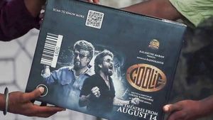 இந்திய சினிமா வரலாற்றில் முதல்முறை.. அமேசான் பார்சலில் கூலி திரைப்பட விளம்பரம்..!!