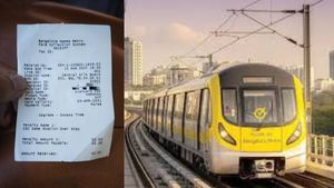 இதுக்கு கூடவா அபராதமா..?! பெங்களூரு  Yellow Metro கொடுத்த ஷாக்.. திட்டி தீர்க்கும் நெட்டிசன்கள்!!