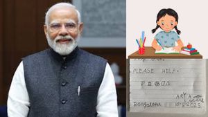 ”இதுனால நான் தினமும் ஸ்கூலுக்கு லேட்டா போறேன்” – பிரதமர் மோடிக்கு கடிதம் எழுதிய சிறுமி..