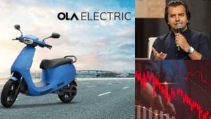 2 நாட்களாக உயர்ந்து வந்த ஓலா எலக்ட்ரிக் பங்கு ஒரே நாளில் 5% சரிவு: காரணம் என்ன?