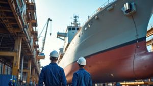 கப்பல் கட்டுமான மையமாகிறது தமிழ்நாடு!! முதலீடு செய்ய ஓடி வரும் நிறுவனங்கள்!!