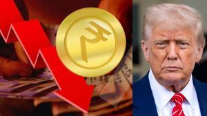 டிரம்ப் வெறியாட்டம்.. தளதளத்துப்போன ரூபாய் மதிப்பு வரலாற்று சரிவில் தத்தளிப்பு..!!