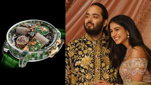 ஆனந்த் அம்பானி-க்கு பார்த்து பார்த்து செய்யப்பட்ட வாட்ச்.. 400 வைரம்.. உள்ளே ஏதோ சுத்துதே, அது என்ன! - வீடியோ