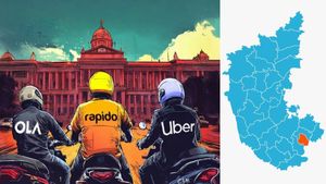 பெங்களூர் மக்களுக்கு குட்நியூஸ்.. பைக் டாக்சி சேவை மீதான தடை நீக்கம்..!!