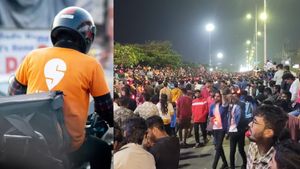  புத்தாண்டு கொண்டாட்டத்தில் இப்படியெல்லாம் நடக்குமா..? டிரெண்டிங் டிவீட்..!