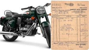 1986-ல் ஒரு புல்லட் இவ்வளவு தானா? வைரலாகும் பழைய பில்! அப்பவே கெத்து தான்!