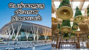 வெறிச்சோடி போன பெங்களூரு விமான நிலையம்.. 42 விமானங்கள் ரத்து..!!