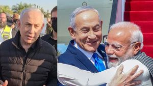 ஈரான் ஏவுகணை தாக்குதல்: உயிர் தப்பிய பெஞ்சமின் நெதன்யாகு..!! இடிபாடுகளின் நடுவில் மோடிக்கு நன்றி - வீடியோ