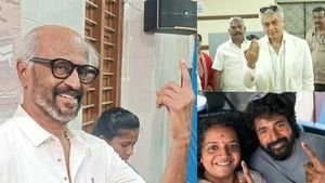 தேர்தல் 2026: ரஜினிகாந்த் ,அஜித் ,சிவகார்த்திகேயன்..!! காலையிலேயே வரிசை கட்டி வந்த பிரபலங்கள்..!!