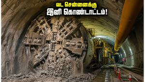 வட சென்னைவாசிகளே ரெடியா? மூலக்கடையில் மெட்ரோ ரயில் சுரங்கப்பாதை பணி முடிந்து அடுத்த கட்டத்திற்கு நகர்ந்தது!