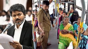 பெண்களே சீக்கிரமே அனைத்து பேருந்துகளிலும் இலவசமாக பயணிக்கலாம்.. ரிப்போர்ட் தயார் செய்யும் விஜய் அரசு..!