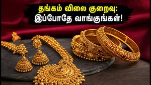 தங்கம் விலை சரிவு: நகை வாங்கக் காத்திருப்பவர்களுக்கு இதுதான் பொன்னான வாய்ப்பு!