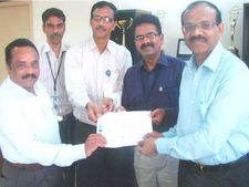 ఆరోగ్యశ్రీ కోసం ఆర్టీసికి ఎస్‌బిహెచ్ వితరణ