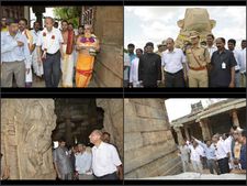 లేపాక్షి కళాఖండాలు అద్భుతం: గవర్నర్(పిక్చర్స్)
