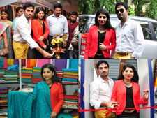 సిల్క్ ఎక్స్‌పో: నటి మధులగ్న సందడి(పిక్చర్స్)