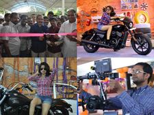 ఫొటో ట్రేడ్: బైకుపై నటి పూజా హల్‌చల్(పిక్చర్స్)