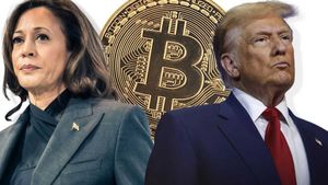 Bitcoin: యూఎస్ ఎన్నికలతో బిట్‍కాయిన్ రికార్డు ర్యాలీ.. ఒక్కో కాయిన్ 75,000 డాలర్లు క్రాస్.. 
