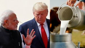 భారత సంస్కృతిపై నాన్ వెజ్ మిల్క్ దెబ్బ కొట్టిన అమెరికా..నిలిచిపోయిన వాణిజ్య చర్చలు 