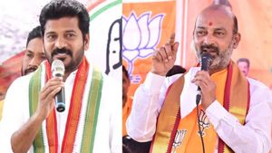 హైదరాబాద్ రోడ్డుకు డోనాల్డ్ ట్రంప్ పేరుపై రగడ.. నగరాన్ని భాగ్యనగరంగా మార్చాలని బీజేపీ డిమాండ్ 