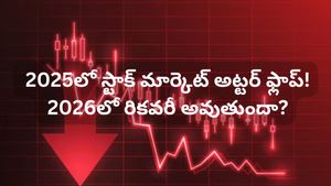 Stock market: 2025 నష్టాల నుంచి 2026 రికవరీ వరకు.. స్టాక్ మార్కెట్ ఇన్వెస్టర్లు తెలుసుకోవాల్సిన అసలు నిజాలు!