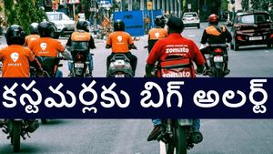 న్యూ ఇయర్ వేళ జొమాటో, స్విగ్గీ వర్కర్లు బిగ్ షాక్.. తమ డిమాండ్లు నెరవేర్చాలంటూ సమ్మె..