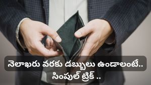 శాలరీ రాగానే మాయమవుతోందా? ఒక్కసారి ఈ రూల్ ఫాలో అయ్యి చూడండి!