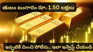 gold: తులం బంగారం రూ. 1.50 లక్షలు! ఇన్వెస్ట్ చేయడం లేట్ అయిందని బాధపడుతున్నారా? ఇది మీకోసమే!