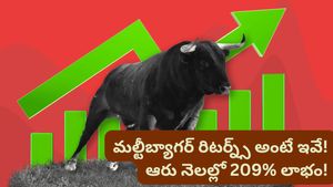 Stock market: ఆరు నెలల్లో 209% లాభం.. ఇప్పుడు ఉచితంగా బోనస్ షేర్లు! ఈ స్టాక్ మ్యాజిక్ చూశారా?