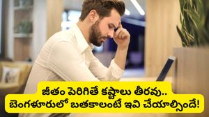 జీతం పెరిగితే కష్టాలు తీరవు.. బెంగళూరులో బతకాలంటే ఈ చిన్న మార్పులు చేయాల్సిందే!