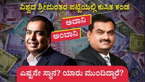 ವಿಶ್ವದ ಶ್ರೀಮಂತರ ಪಟ್ಟಿಯಲ್ಲಿ ಕುಸಿತ ಕಂಡ ಅದಾನಿ, ಅಂಬಾನಿ: ಎಷ್ಟನೇ ಸ್ಥಾನ? ಯಾರು ಮುಂದಿದ್ದಾರೆ? ತಿಳಿಯಿರಿ