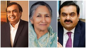 Savitri Jindal: ಸಂಪತ್ತು ಏರಿಕೆಯಲ್ಲಿ ಅಂಬಾನಿ, ಅದಾನಿಯನ್ನು ಮೀರಿಸಿದ ಸಾವಿತ್ರಿ, ಐದನೇ ಶ್ರೀಮಂತ ಭಾರತೀಯರಿವರು!