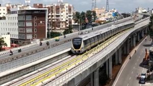 namma metro ಹಳದಿ ಮಾರ್ಗದಲ್ಲಿ ಪ್ರಾಯೋಗಿಕ ಸಂಚಾರ ಆರಂಭಿಸಿದ ಚಾಲಕ ರಹಿತ ರೈಲು 