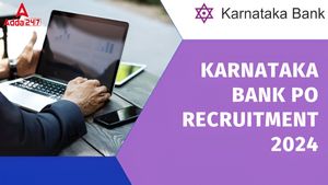 ಕರ್ನಾಟಕ ಬ್ಯಾಂಕ್ PO ನೇಮಕಾತಿ 2024: ಆನ್‌ಲೈನ್‌ನಲ್ಲಿ ಅರ್ಜಿ ಸಲ್ಲಿಸುವುದು ಹೇಗೆ? ತಿಳಿಯಿರಿ