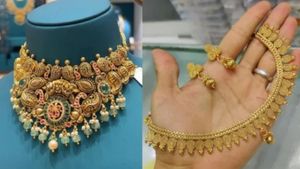 Gold Rate Today: ಅಪರಂಜಿ ಚಿನ್ನ ಇಂದು ಬರೋಬ್ಬರಿ 10,400 ರೂ.ಏರಿಕೆ..ಬೆಂಗಳೂರಿನಲ್ಲಿ 24ಕೆ, 22ಕೆ, 18ಕೆ ಚಿನ್ನಕ್ಕೆ ಎಷ್ಟಿದೆ?