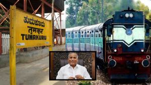 ತುಮಕೂರು ಜನರಿಗೆ ಭರ್ಜರಿ ಗುಡ್‌ನ್ಯೂಸ್...3,500 ಕೋಟಿ ಹೂಡಿಕೆಯಲ್ಲಿ 4 ಹಳಿ ರೈಲು ಯೋಜನೆ, ಟೆಂಡರ್ ಶುರು!