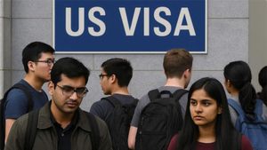 US student visas: ಟ್ರಂಪ್‌ನ ಕಠಿಣ ವಲಸೆ ನಿಯಮದಿಂದ ಭಾರತೀಯ ವಿದ್ಯಾರ್ಥಿಗಳ ಅಮೆರಿಕ ವೀಸಾ ಶೇ. 44 ರಷ್ಟು ಕುಸಿತ!