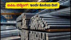ಎ-ಒನ್ ಸ್ಟೀಲ್ಸ್ ಇಂಡಿಯಾ ಐಪಿಒ: ಬಿಡ್ಡಿಂಗ್‌ಗೆ ಇಂದೇ ಕೊನೆಯ ದಿನ, ಮಿಸ್ ಮಾಡದೆ ಈ ಕೆಲಸ ಮಾಡಿ!