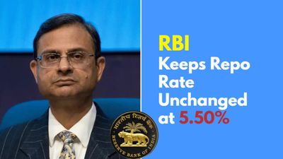 RBI ने रेपो रेट में नहीं किया बदलाव, दरें 5.5% पर स्थिर