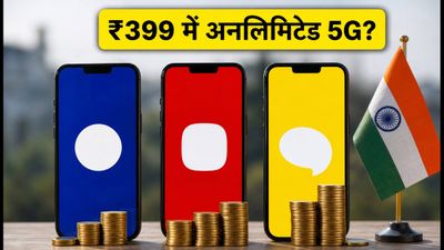 ₹399 से कम में अनलिमिटेड 5G और OTT का तड़का, Jio, Airtel और Vi के बेस्ट प्लान्स की पूरी सच्चाई