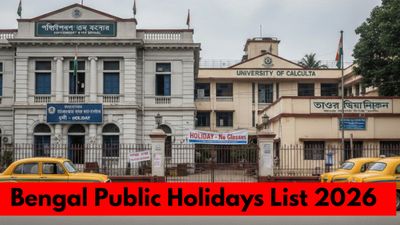 West Bengal Government Holiday 2026: Check Complete List Of Public Holidays In Kolkata, Asansol, Durgapur