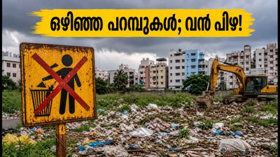 ബംഗളൂരുവിലെ ഒഴിഞ്ഞ പറമ്പുകൾ വൃത്തിയാക്കിയില്ലെങ്കിൽ വൻ പിഴ; ഉടമകൾക്ക് കർശന മുന്നറിയിപ്പുമായി ബിബിഎംപി