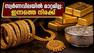 സ്വർണവിലയിൽ മാറ്റമില്ല; വിവാഹ സീസണിൽ സ്വർണം വാങ്ങാൻ ഒരുങ്ങുന്നവർ അറിയാൻ
