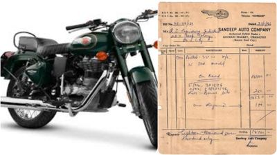 1986-ல் ஒரு புல்லட் இவ்வளவு தானா? வைரலாகும் பழைய பில்! அப்பவே கெத்து தான்!