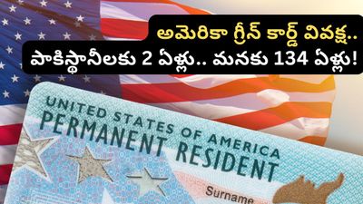 Green card: పాకిస్థానీలకు 2 ఏళ్లు.. మనకు 134 ఏళ్లు.. అమెరికా వీసా రూల్స్లో ఈ తేడా ఎందుకు?