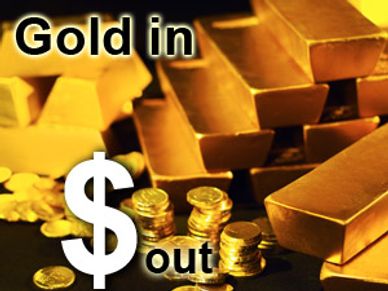 Gold gains on weak dollar, physical demand