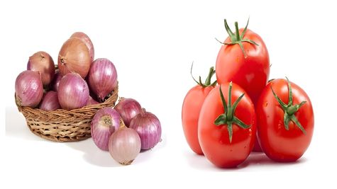 Tomato vs Onion! The Big Battle Of Vegetables
