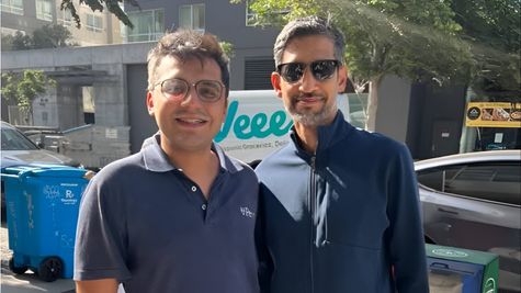  Bengaluru Techie Bumps Into Google CEO Sundar Pichai While Walking On Streets Of San Francisco, Here's How